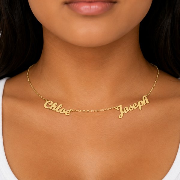 Double Name Necklace