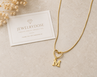 Heart Initial Necklace