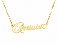 Annissia Heart Name Necklace