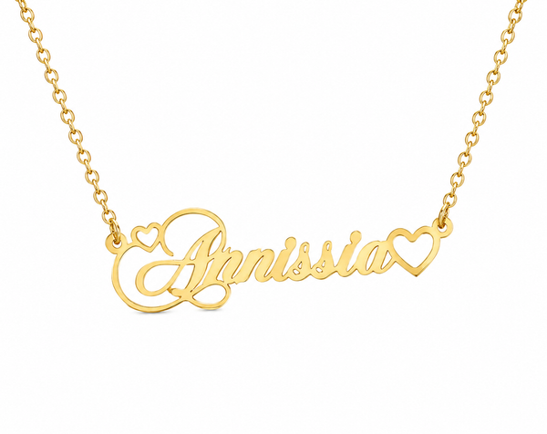 Annissia Heart Name Necklace